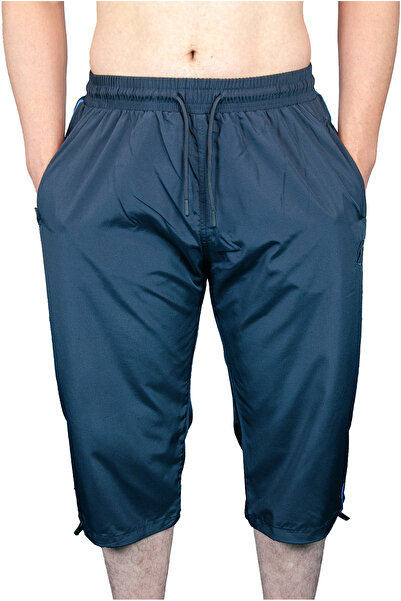 ihvan online Erkek Havuz Deniz Uzun Diz Altı Kapri Şort Lacivert - 1520-25