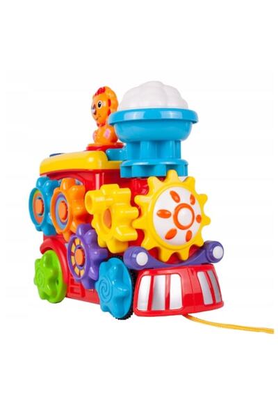 DDE Hungary Locomotiva interactivă Happy Max, sunete muzicale multiple și lum...