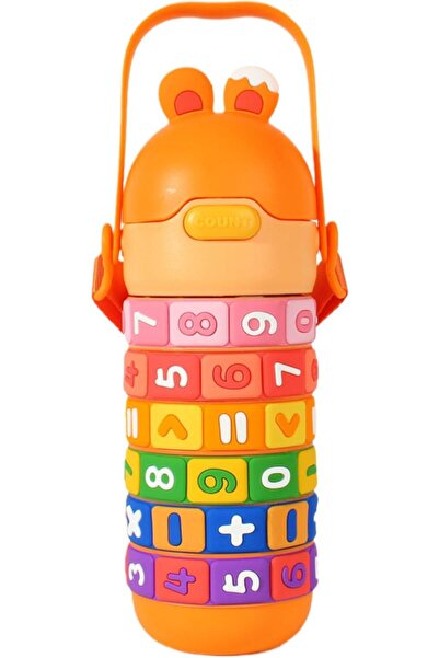 Twisoo Kids Math Learning Water Bottle - Stainless Steel, Vacuum Insulated, L...