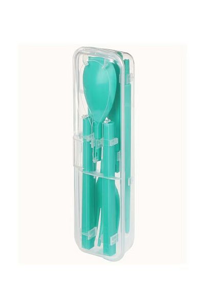Sistema To Go Reusable Cutlery Set – BPA-Free Travel Utensils Green