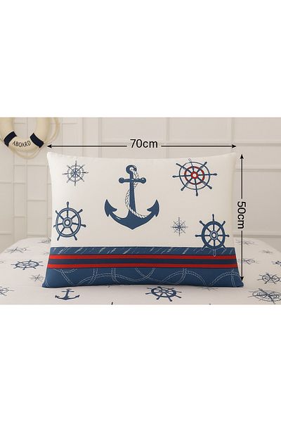 sehra Single Cotton Fitted Sheet + 1 Pillowcase Set Quality Durable Children's Pattern Set