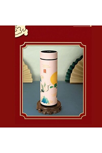 Twisoo Stainless Steel Smart Water Bottle, 500ml, Double Wall Vacuum Insulated, LED Touch Display Th