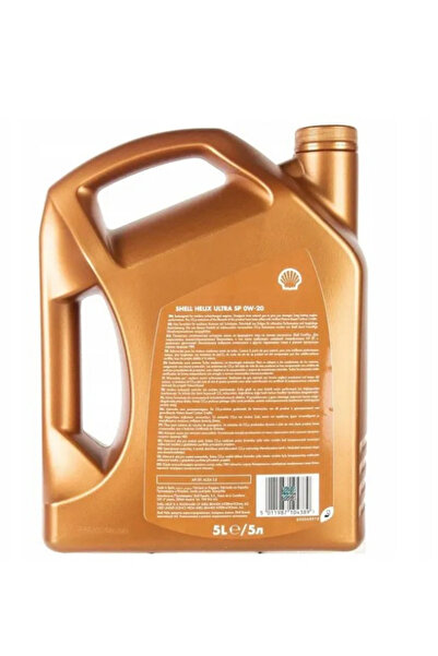 SHELL Ultra Sp 0W-20 5 Lt Motor Yağı