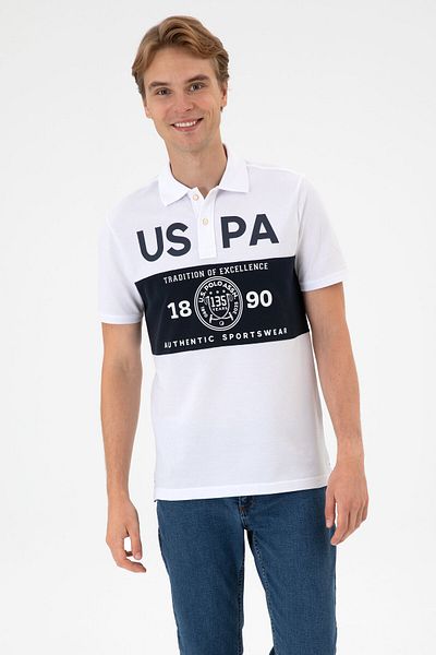 U.S. Polo Assn. Men's White T-Shirt 50299822-Vr013