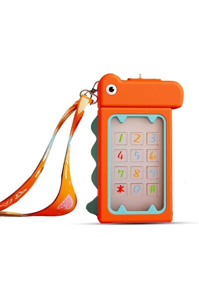 Twisoo زجاجة مياه بتصميم دينو للأطفال، زجاجة تريتان مانعة للتسرب مع حزام محمو...