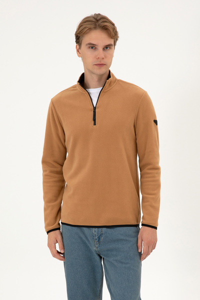 U.S. Polo Assn. Men's Brown Basic Sweatshirt 50313777-Vr233