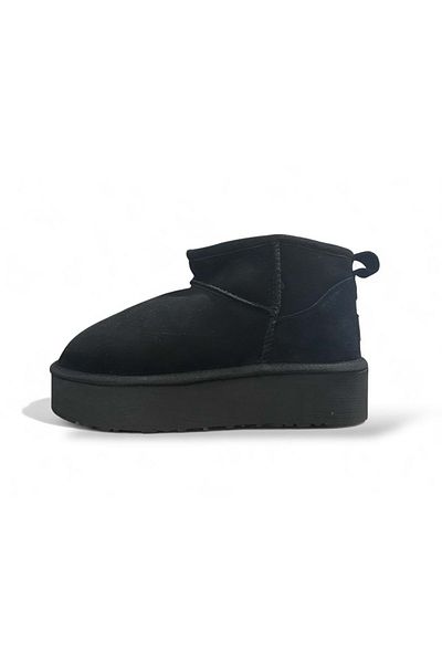 Bulldozer 260801 Women's Suede Boots - Black - 37