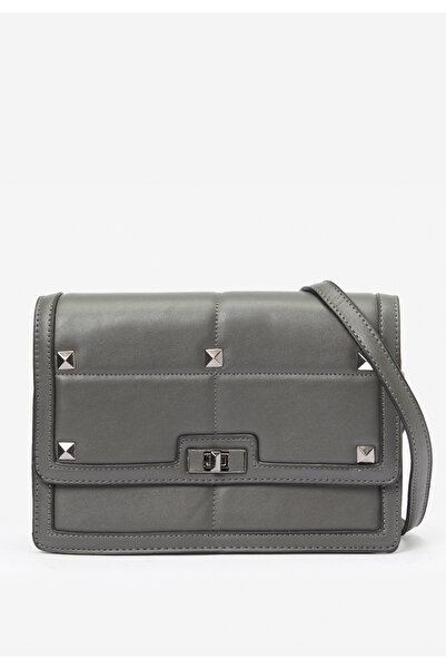 B T Shoes Sivé ramenná kabelka Thessaly