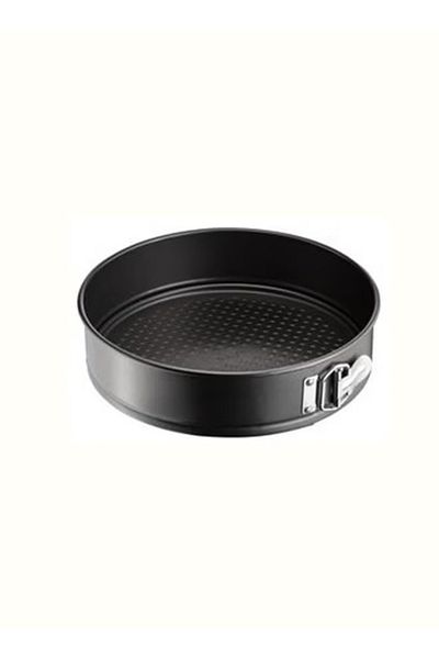 TEFAL Easy Grip Springform Bakeware Pan – 23cm Non-Stick Black/Silver