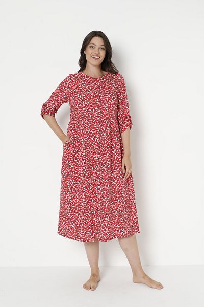 Juliet Deluxe Women's Woven Viscose Fabric Patterned Dress 35096