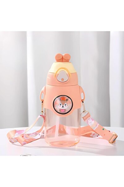 Twisoo Cute Rabbit Cartoon Kids Water Bottle - Pink