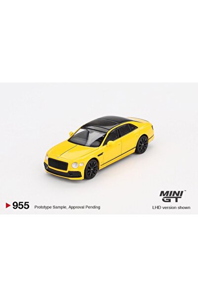 mini gt Macheta auto Bentley Flying Spur, Monaco Yellow, 2023 (LHD) 1:64 MIniGT