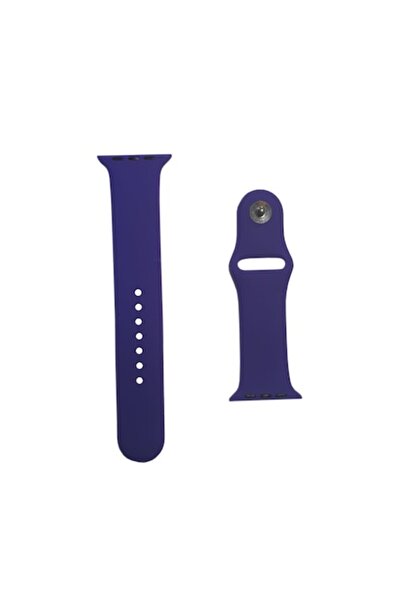 OEM Curea din silicon violet închis pentru Apple Watch 42/44 mm