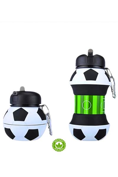 MİMOZA PARK 100% Silicone Pop-Up Water Bottle and Flask for Children Adult Sports Water Bottle 550 ml Pop-Up