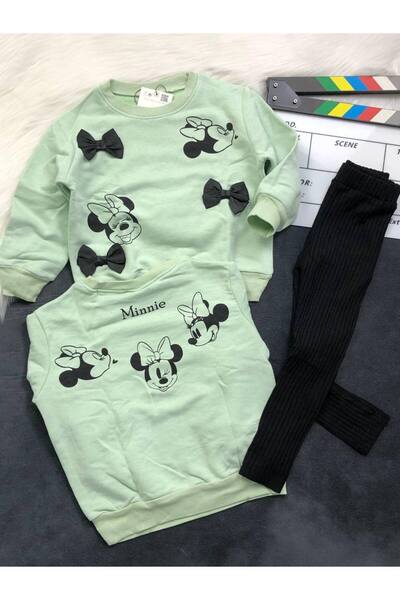 zavera for kids Girl's Sweater + Leggings 2-Piece Set with Bow Detail