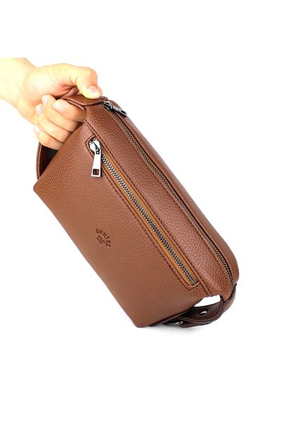 deri,se club Men's Handbag Tan Color Luxury Travel Daily Two Compartment Portfolio Bag Handbag