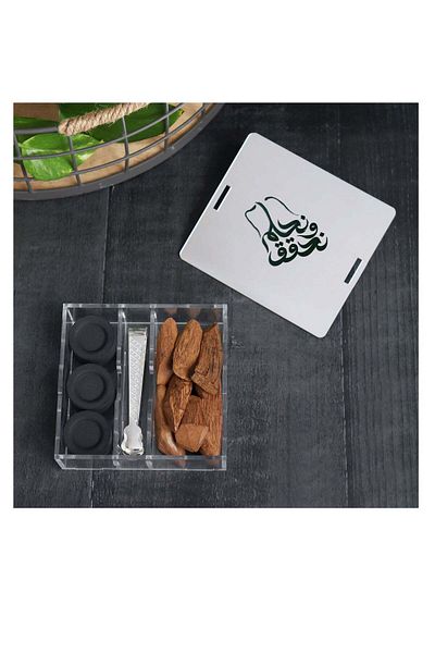 Story of candle Incense Display Set - 'Barakah Visit' Acrylic Box