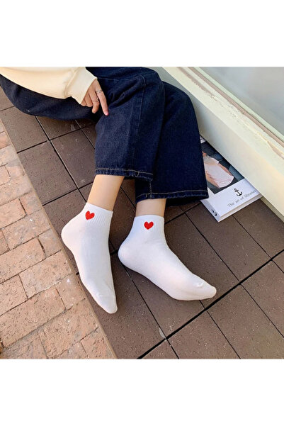 Hobins Sportswear Company 5' Çift Kadın Soft Renkli Görünmez Likralı ve Pamuklu Patik,Babet Çorap