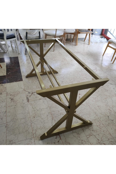 Genel Markalar Metal Masa Ayağı.Porselen Mermer Kütük İçin Uyumludur.