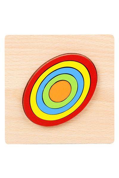 SDX Market 3D Puzzle Geometric Shapes Oval