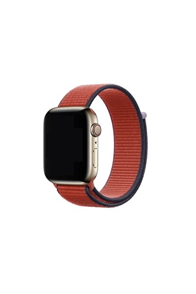 OEM Curea textilă Apple Watch, 42-44 mm, roșie și violet