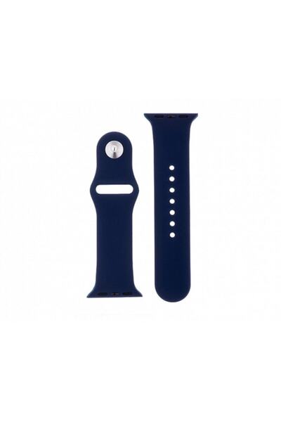 OEM Curea Albastru Nautic din silicon pentru Apple Watch 42/44 mm