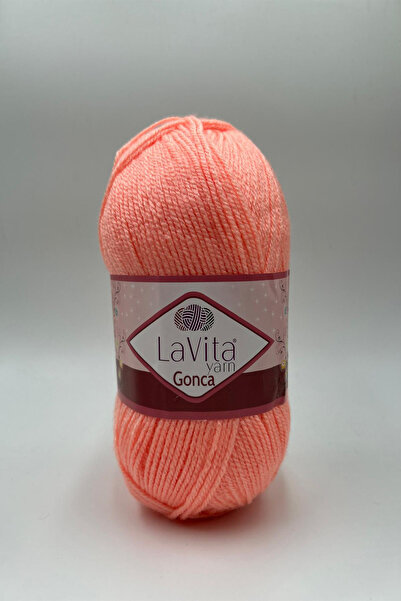 LaVita Yarn Fir pentru tricotat manual Gonca 100% acrilic 100gr (4003 ÇİĞ YAV...