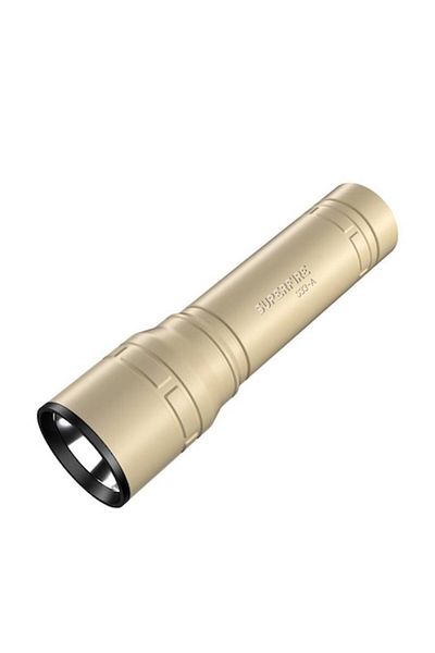 Supfire Lanterna Superfire S33-A, 124 lm, LED, 2.5W, 800 mAh, incarcare USB, IP43, Desert Yellow