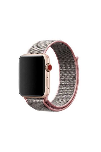 OEM Apple Watch Textile Strap, 42-44mm, Pink-Grey
