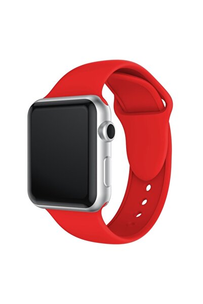 OEM Cherry Red Silicon Strap for Apple Watch, Suitable for 42/44 mm Models