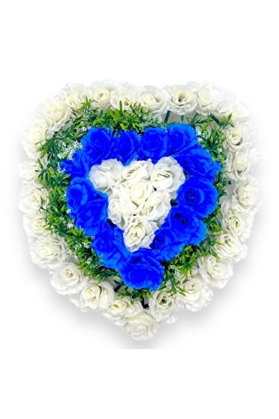 OEM Coroană în formă de inimă cu flori artificiale