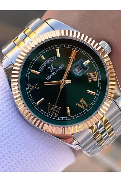Daniel Klein Italian Model Bracelet Gift Steel Cord 3 Atm 2 Years Warranty Men's Wrist Watch My02