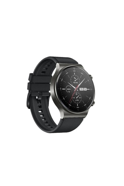 Bibilel Curea din silicon pentru Huawei Watch GT / GT2 / GT2 PRO, 46 mm, neagră