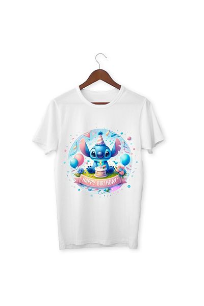 ALPŞAN TİCARET Stitch T-Shirt Stitch Kids T-Shirt Stitch Adult Unisex T-Shirt
