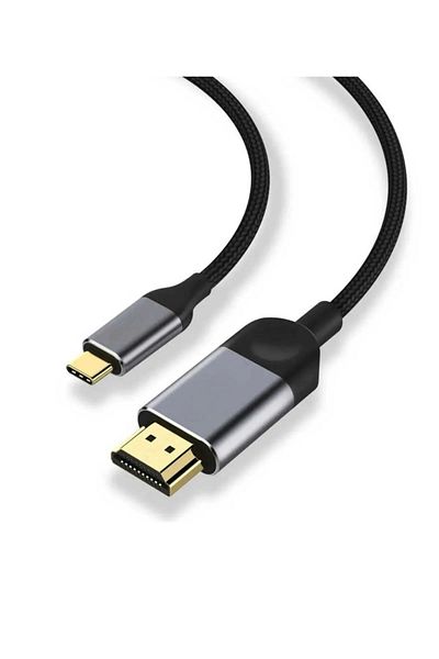 Generic 3 meter 8 gbps speed 4k/30 hz type c to hdmi converter tv phone pc mesh connection cable