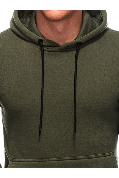 Edoti Men's hoodie EM-SSNZ-22FW-018 olive