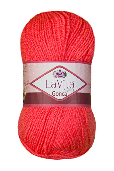 LaVita Yarn Fir pentru tricotat manual Gonca 100% acrilic 100gr (2312 LIVING ...