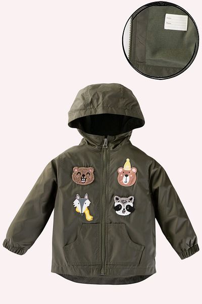 Midimod Lined Rain Wind Resistant Boys Seasonal Coat Raincoat