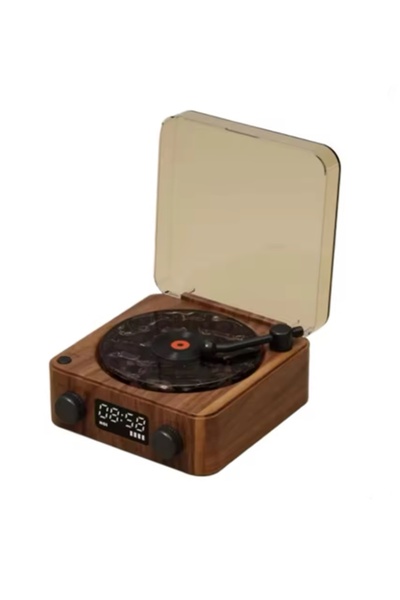 gaman Mini Pikap Görünümlü Nostaljik Bluetooth Hoparlör - Gece Lambası BT-SD-AUX + Dalga Sesi Modu