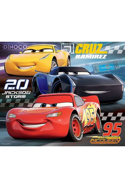 King 24-piece floor puzzle Cars3
