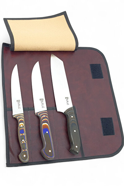 SürLaz Şef Bıçak Seti İsme Özel Bıçak Werzalit Serisi Hediyelik Bıçak