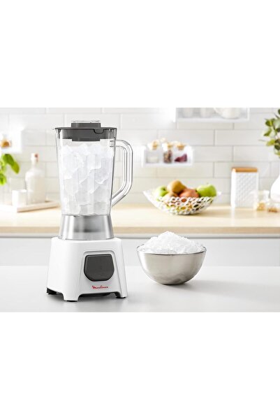 Moulinex Blender | Blendeo+ 1.5 L Blender Smoothie Maker | Mixer | 450 W | 2 Acc | Ice Crush | Duraf