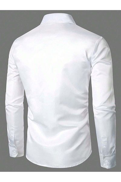 The Robi Men's White Terikoton Shirt