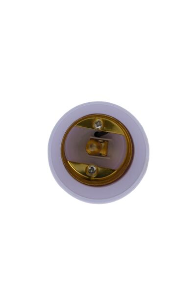 OEM White Adapter Socket from E14 to E27 for Light Bulbs