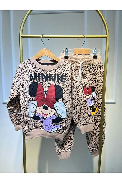baume clothes Girl's Animal Patterned Top-Top Set 9