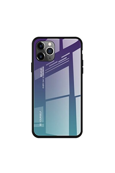 OEM Carcasă Gradient pentru iPhone 11 Pro Max, Albastru Negru