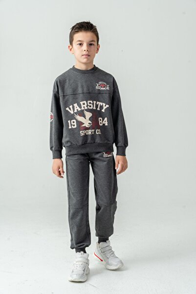 Mışıl Kids Σετ αθλητική φόρμα Varsity 1984 Sport Co. με εμπριμέ αγόρια