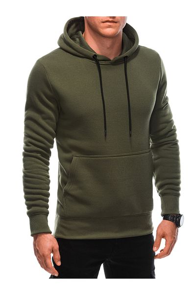 Edoti Men's hoodie EM-SSNZ-22FW-018 olive