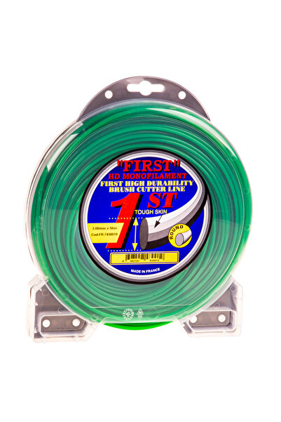 First MİSİNA 3.0mm 56m YEŞİL YUVARLAK 1. Kalite Motorlu Tırpan Misinası