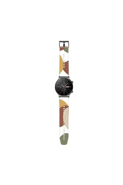 OEM Silicone Strap for Huawei Watch GT2 PRO, Camo Brown